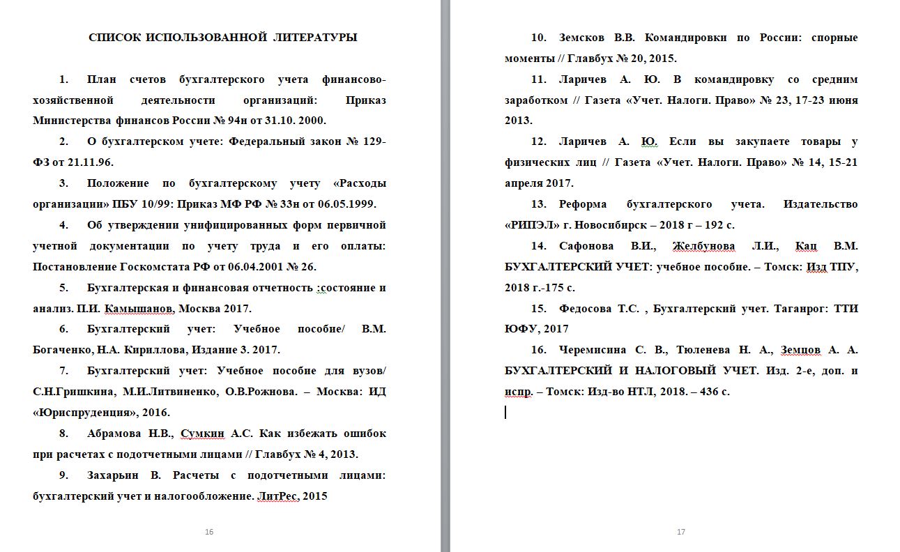 Список литературы для диплома по дизайну